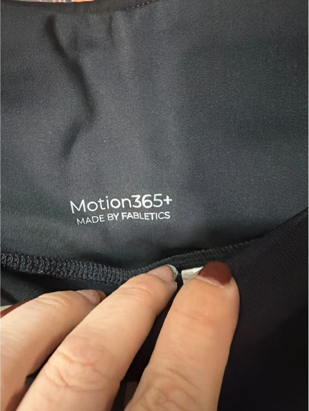 Fabletics Motion365+ Black High-Waisted Leggings